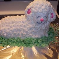 Wilton Lamb This is my second lamb attempt. The first one's head fell off (after he was half decorated of course) because I underbaked it. So if...