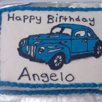 1940 Ford Coupe This is a 1940 Ford Coupe car that I had just made for my husbands boss whe just recently bought one. it is a chocolate cake with...