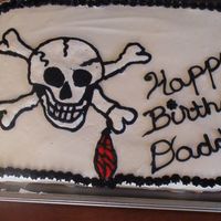 Skull Cake I made this for my husband who likes skulls. The skull is made out of a FBCT and the rest of the frosting is Whipped cream frosting from...