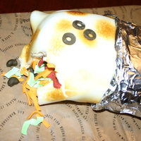 Chipotle Burrito all done with fondant