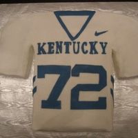 Uk Football Jersey all buttercream icing, fondant decorations