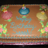 Princess Birthday Cake I made this for a friend's daughter's birthday. She is into princesses.