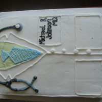 Dr's Graduation This was for my brother who finally is done with his residency! Thanks so much to jenncowin for the awesome cake that I followed. All BC...