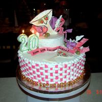 Birthday Cake - Martini Celebration This was for my stepdaughter's 20th Birthday (Christmas Day). She requested the Martini theme, even though she isn't old enough...