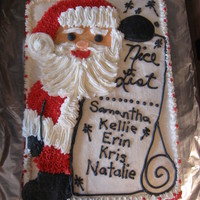 Santa With List 