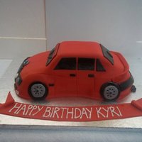 My First Car Cake 
