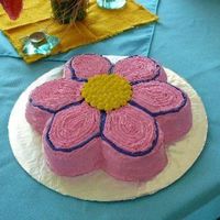 Pink Flower Cake 