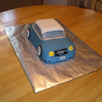 Mustang Mostly fondant, but there's some buttercream in there. This was my first time making my own fondant!