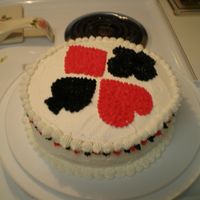 Card Cake Done for a lover of card tricks...