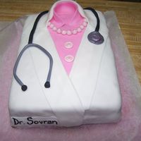 Graduation From Med School Pistachio cake with a pistachio cream filling. Created for a friend who graduated from Med School! Thanks to the inspiration on this site...