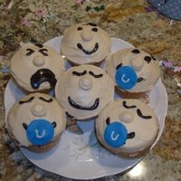 Baby Face Cupcakes 
