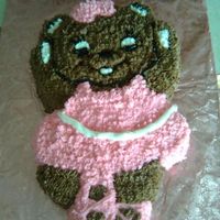 Bear.jpg My granddaughter went to Build a Bear for her birthday. She asked if Gramma would make a bear cake for her party.