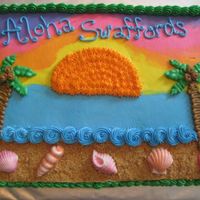 Aloha Swaffords This was for a party for some friends who are leaving :( The theme was Aloha, for Goodbye. Hummingbird cake, Cream cheese filling w/...