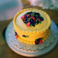 Cake For Mom Made for my mother's birthday. I really like how this one turned out. I have not made one in months.