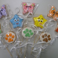 Dora & Diego A bunch of pop cookies for a Dora & Diego's Party