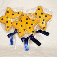 Star Cookies 1/4 inch Sugar Cookie with Royla Icing - Small Megaphone for Sting Ray Volley Ball Try-OutsAdd a caption1/4 inch Sugar Cookie with Royla...