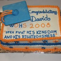 David's Graduation Cake I so enjoyed doing this cake for my son! Took 5 hours to decorate!