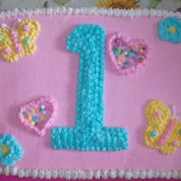 1St Birthday All buttercream