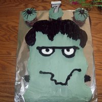 Cc Frankenstein Cake I made for my Great Grandson's Birthday