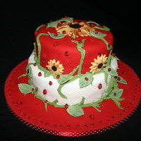 Ladybugs! I had a young lady that simply told me that she wanted ladybugs on her cake. So she got them!