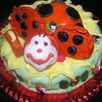 Ladybug Cake 