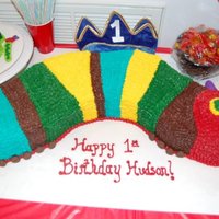 Very Hungry Catapillar Cake 