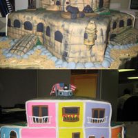 El Morro And Old San Juan Cake This is a replica of El Morro for one side, but the back of the cake is a replica of the old San Juan. I didn't know how it'll...
