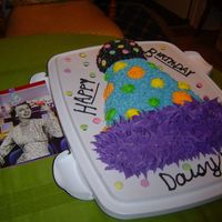 My Sister's Birthday Cake A cake to match her card.