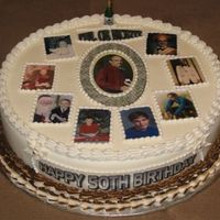 50Th 50th b-day with edible images