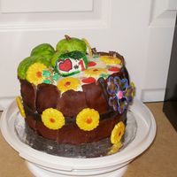 Topsy Turvy #1 Teacher Thank You Apple Barrel Cake My daughter wanted to make her teacher a Topsy Turvy/Apple Barrel cake. This is what we came up with! Thanks again to YouTakeTheCake and...