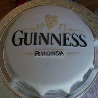 Guinness Cap Cake not the best lighting, but i was really happy with how this cake "panned" out :P .The birthday girl was so impressed she emailed...
