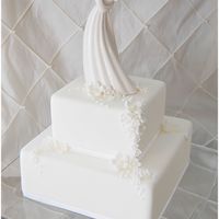 White On White This cake is a new favourite! I made it for a Bridal Show, and was inspired by a cake from the yummy cake company. I dropped the morning of...