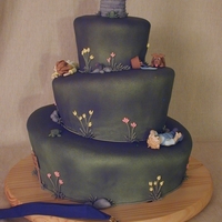 Tumbling Down This is the cake I made for my second competition. The theme was Nursery rhymes, and I chose to do Jack and Jill. Was my first topsy-turvy...