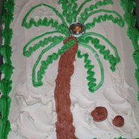 An Island Birthday My daughter became engaged a couple of months before her birthday, so I decided to place a diamond in the palm tree. It was a big hit.