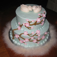 "helping The Lovebirds Feather Their Nest" bridal shower theme "Helping the lovebirds feather their nest".