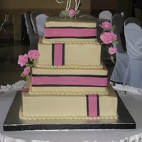 Black And Hot Pink I hated hated hated making this cake. And it didn't help that I didn't like the design I was given. It was the middle of July and...