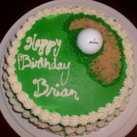 Golf Cake This is a cake my teenage daughter decorated for one of my co-workers. I started the cake and she asked if she could finish it. This is our...