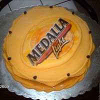 Medalla Fondan y lamina de azucar