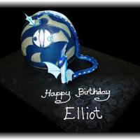 Bakugan - Abis Omega Made for an adorable little boy who loved Bakugan! I have to say...this was a disaster for me! I know absolutely NOTHING about those toys...