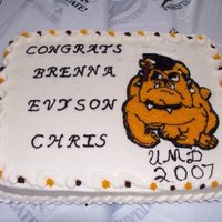 Sons Collage Graduation Cake 