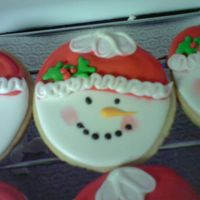 Close Up Of My Little Christmas Snowman :) O.K., now you can really see that I am new to this. I had a ton of fun though :).