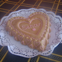 Love Heart A simple cake for my beautiful daughter just to say she's Love <3