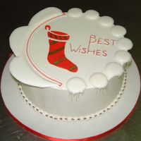 Royal Iced Fruit Cake this was my first royal icing experience. After that I have decorated only one more cake with royal icing.