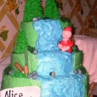 Nice Catch This was for my sister's wedding. We served it at the rehersal dinner, a grooms cake. He loves fishing. It was a lot of fun I loved...