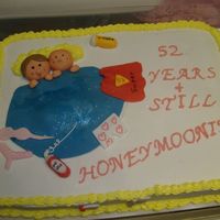 First Anniversary Cake They absolutely loved in fact the wife picked all of the fondant pieces off to save them