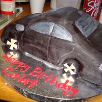 Car Cake it's supposed to look like an acura tl cookies and cream cake with buttercream and fondant