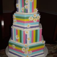 Fun Stripes And Daisies Here is my entry for the 2009 Sugar Wonders Cake & Sugar Art Showin the Adult Beginner Novelty Tiered category. I won 1st place! This...