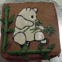 Panda Dance '08 Gum Paste bamboo and panda