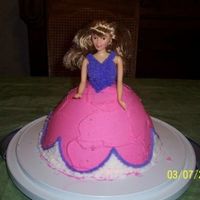Barbie Cake need work i know, but i tried
