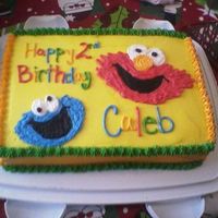 Elmo & Cookie Monster For my friend's son 2nd b-day party.